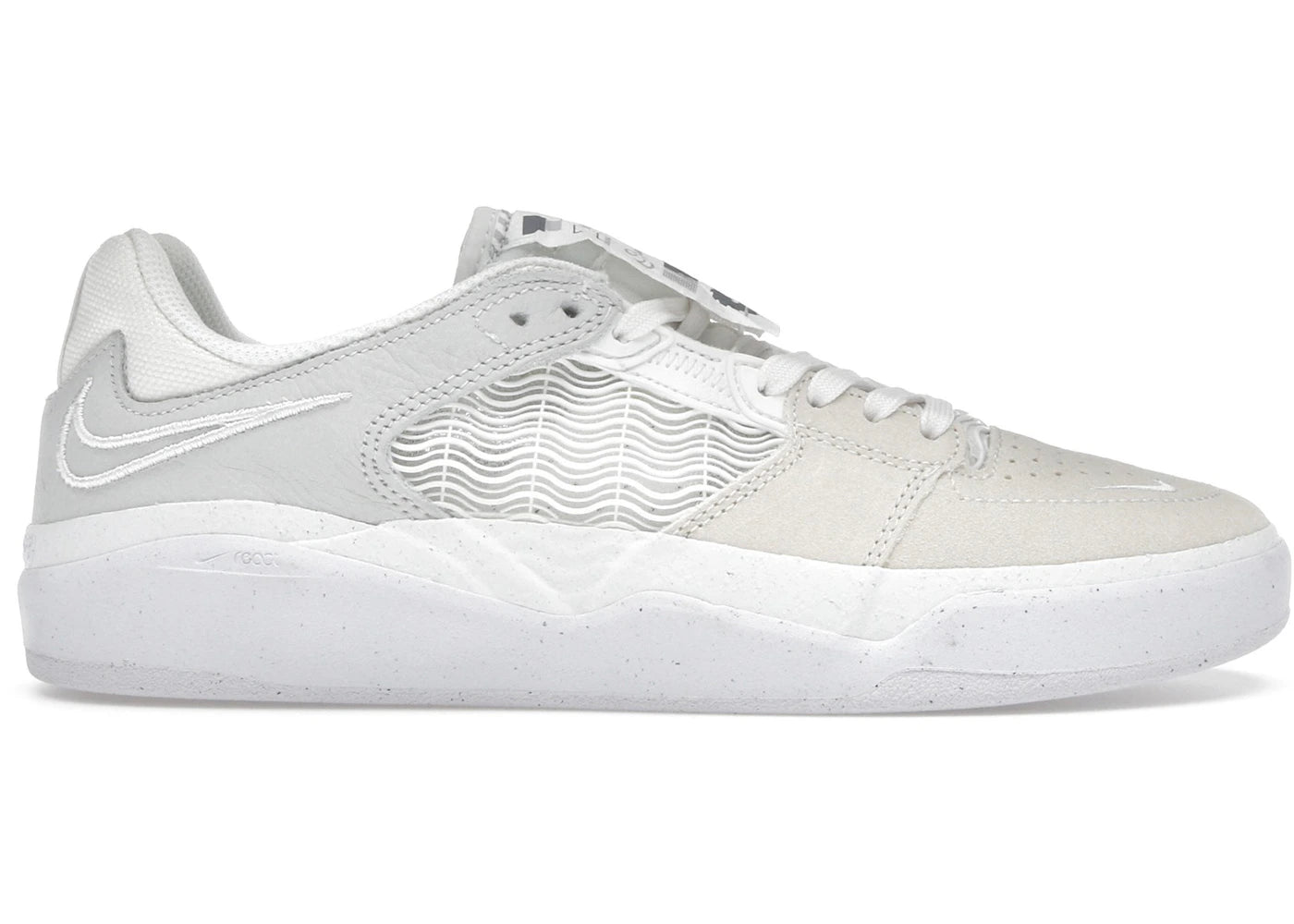 Nike SB Ishod Wair Premium Warning Label Summit White - main view