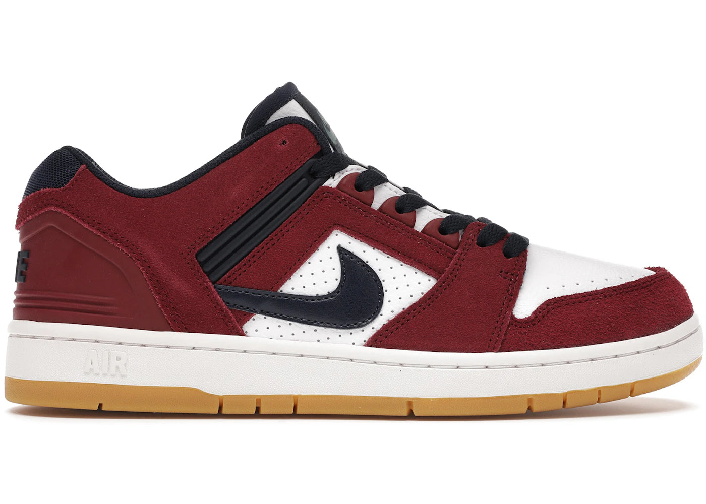 Nike SB Air Force 2 Low Team Red Obsidian