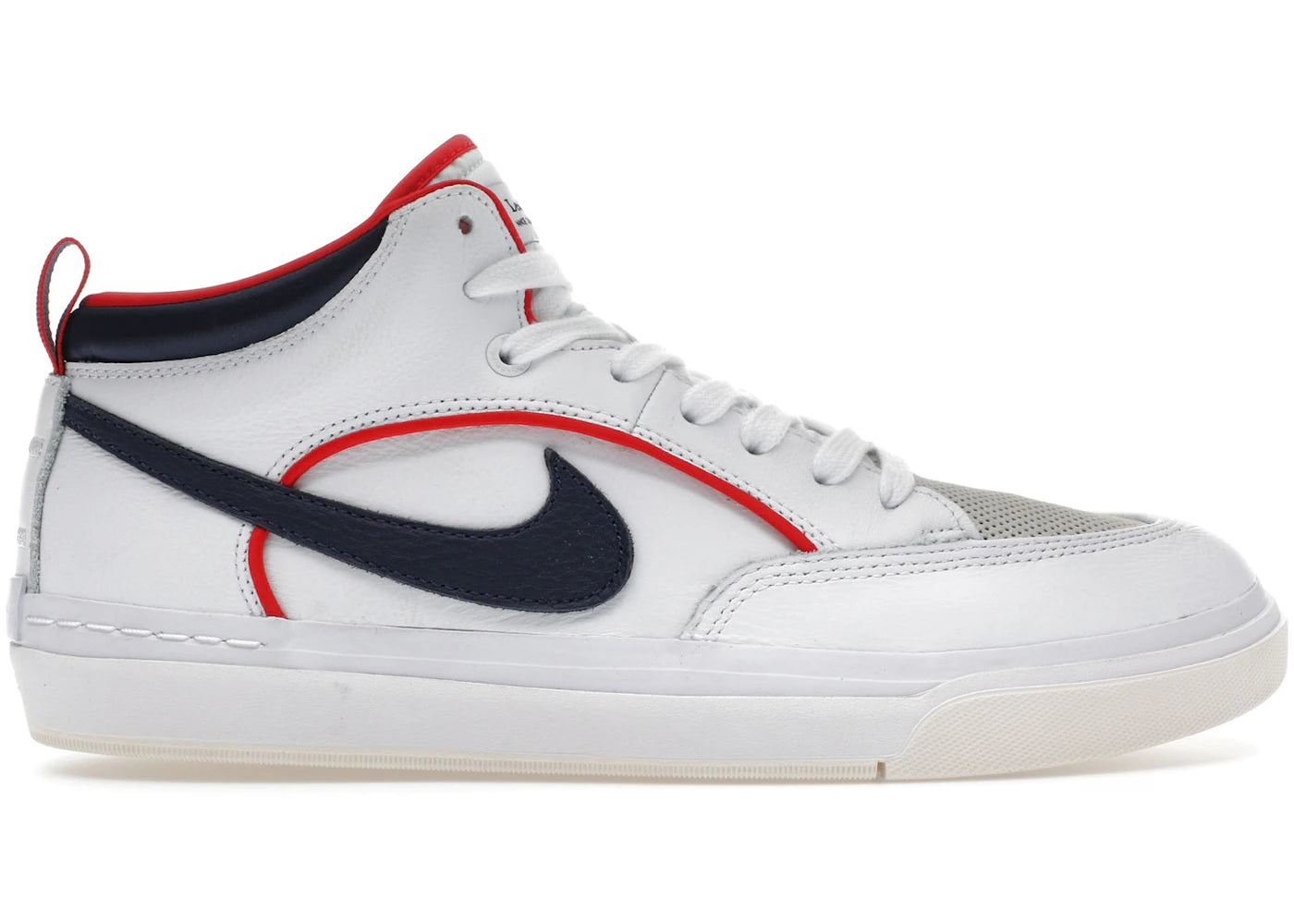 Nike SB React Leo PRM-White Midnight Navy