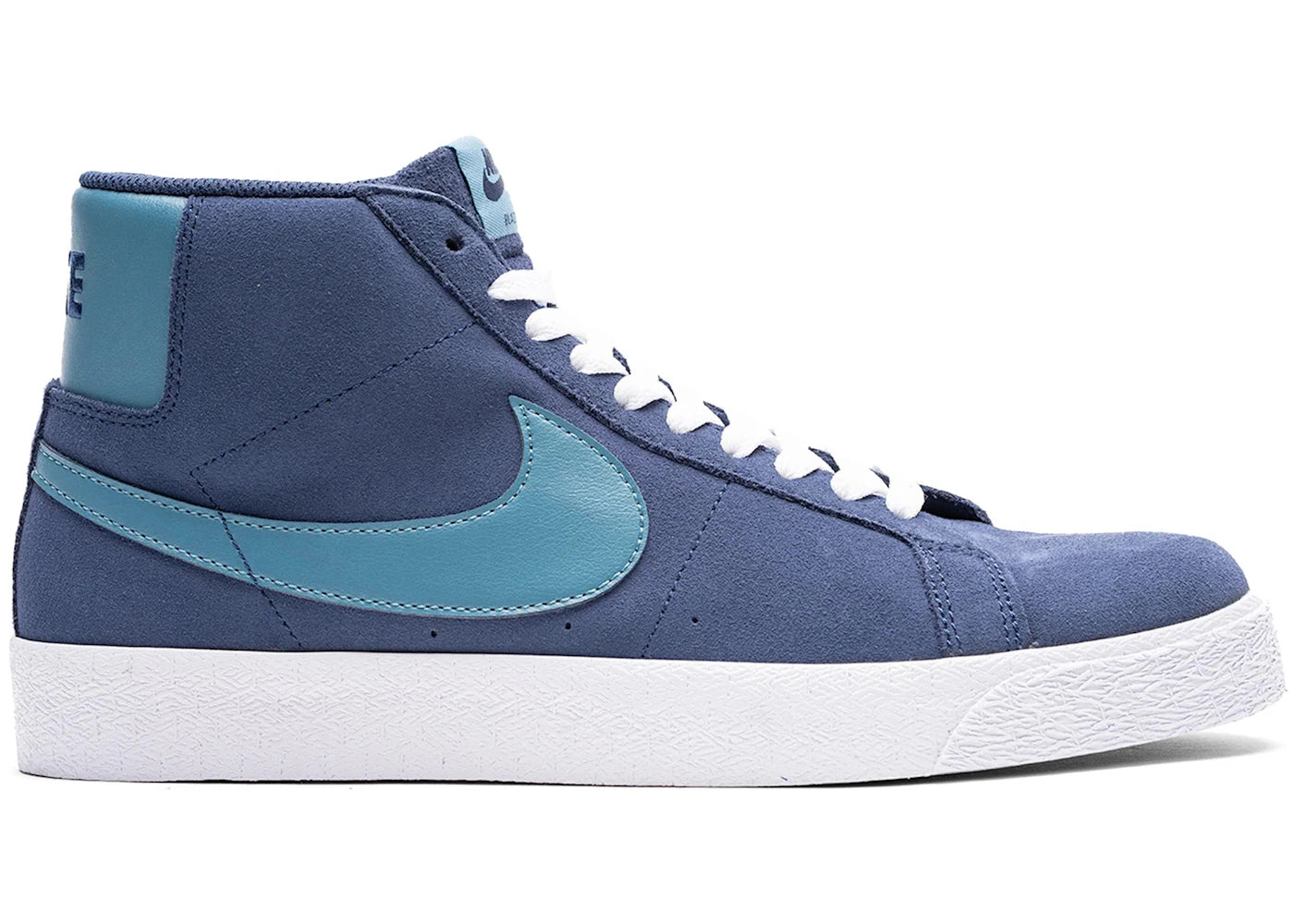 Nike SB Zoom Blazer Mid-Midnight Navy Noise Aqua