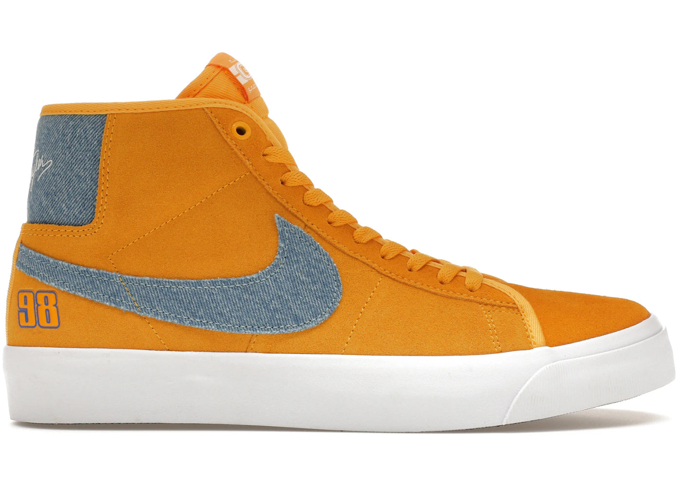 Nike SB Zoom Blazer Mid Pro GT-Grant Taylor University Gold Denim