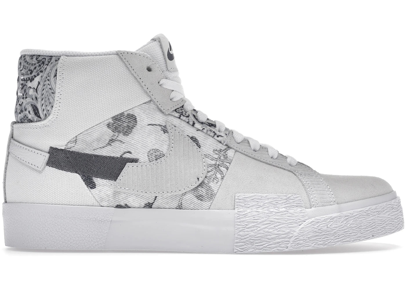 Nike SB Zoom Blazer Mid Premium-Floral White Grey
