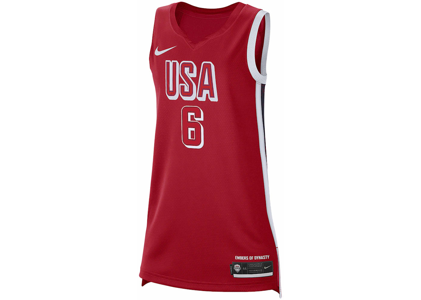 Maillot Nike Sabrina Ionescu Team USA USAB Limited Road-Rouge