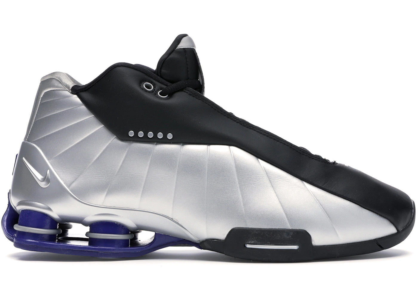 Nike Shox BB4-Black Silver Lapis