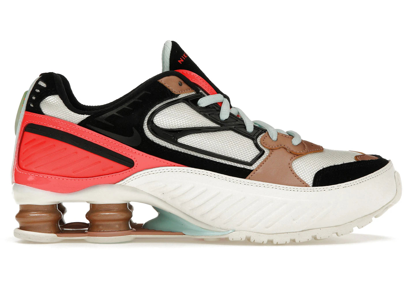 Nike Shox Enigma-Sail Rouge Bronze Métallisé (Femme)