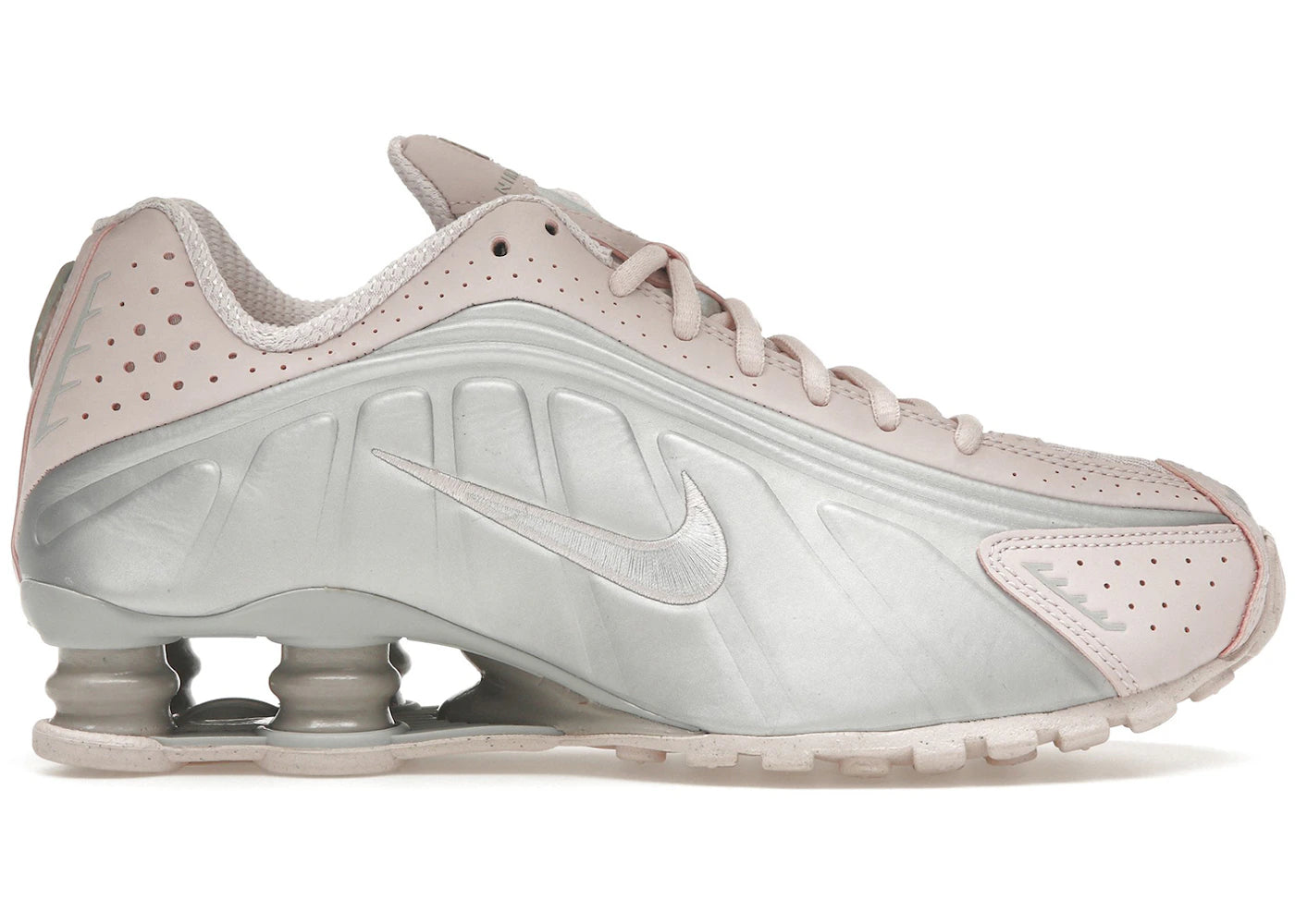 Nike Shox R4-Barely Rose Metallic Platinum (Women's)