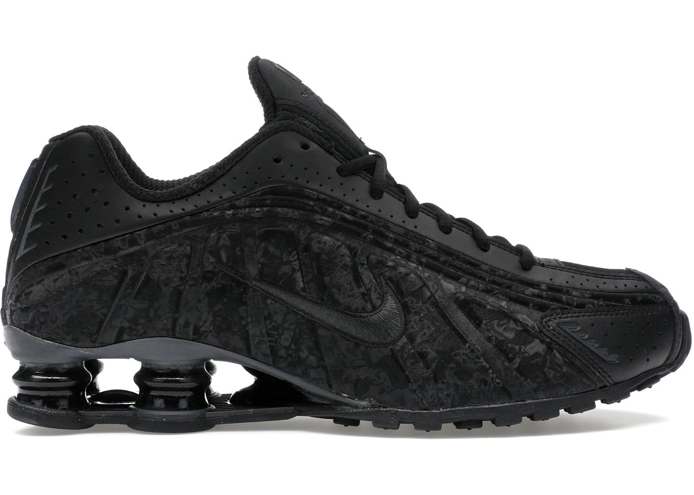 Nike Shox R4 - Noir floral (Femme)