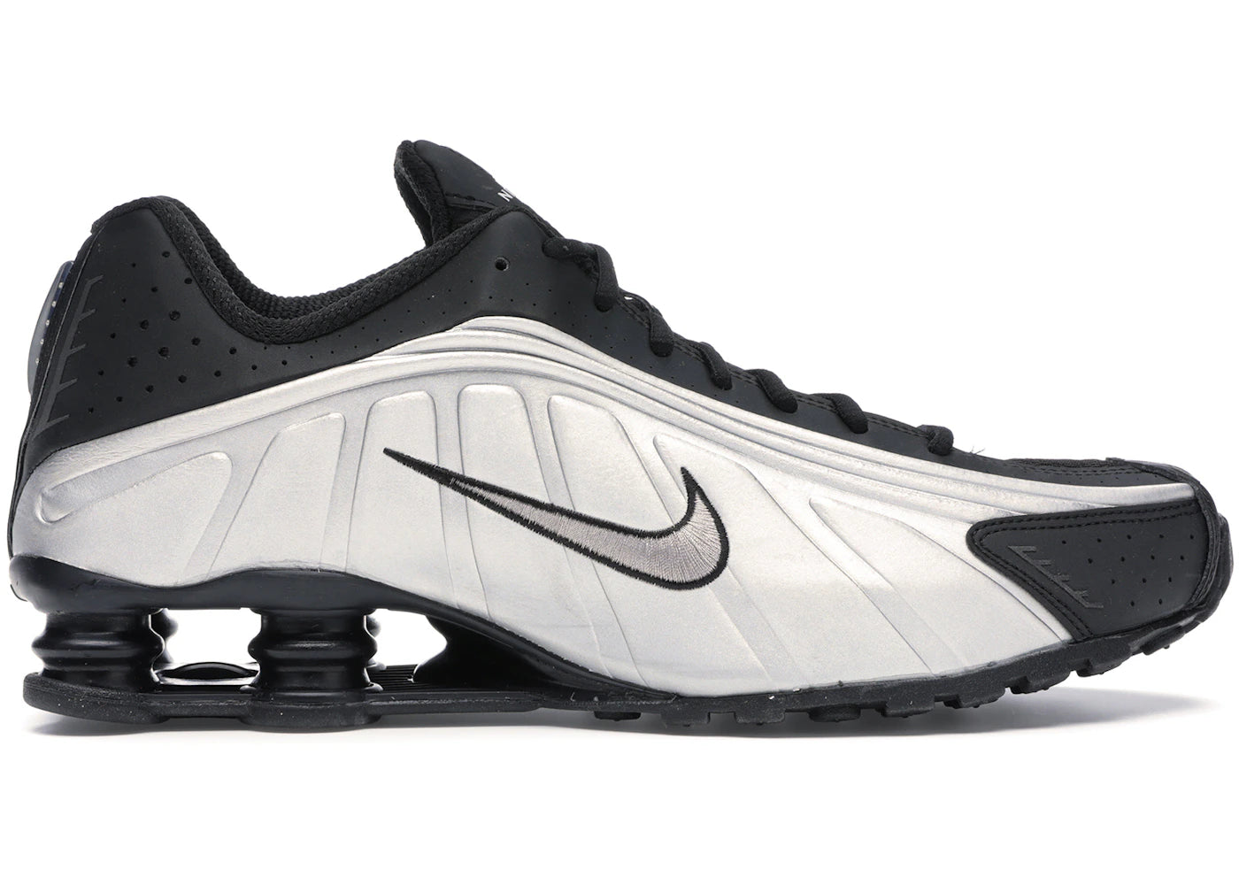 Nike Shox R4-Black Metallic Silver