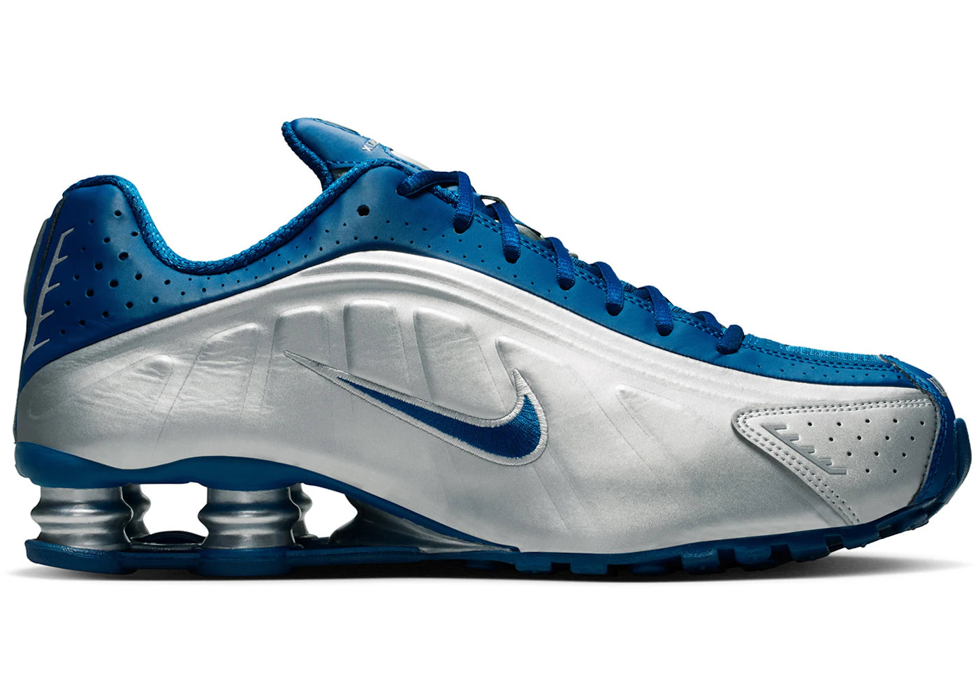 Nike Shox R4 Court Blue Metallic Silver - main view