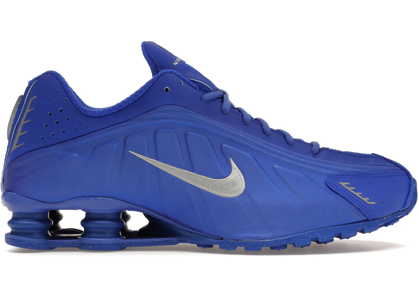 Nike Shox R4-Racer Blue Metallic Silver (Women's)