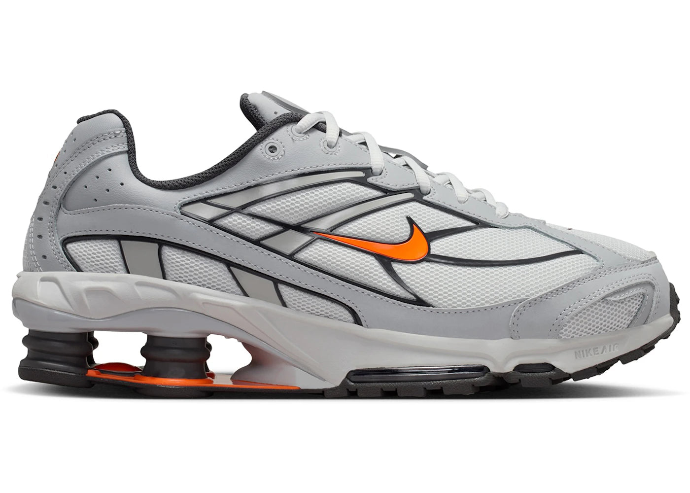 Nike Shox Ride 2 Light Smoke Grey Total Orange
