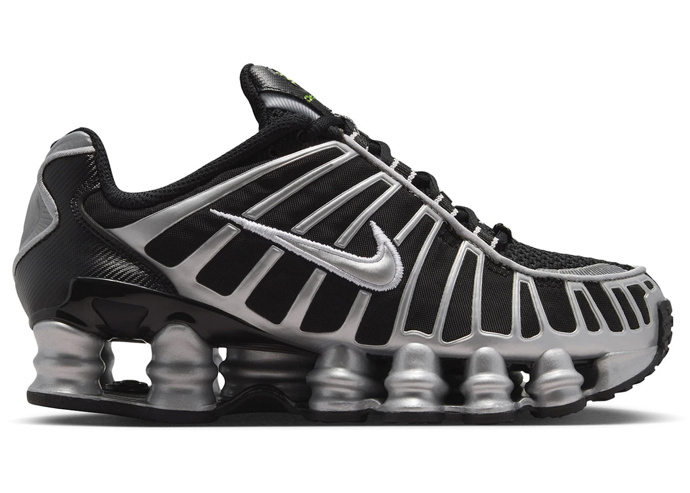 Nike Shox TL Black Volt Metallic Silver - main view