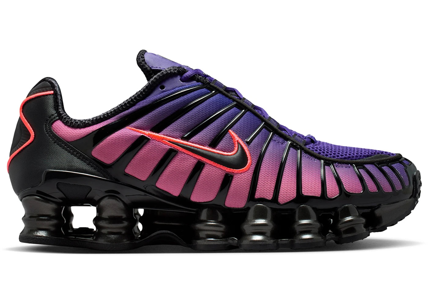 Nike Shox TL Fade Court Purple Hot Lava - main view
