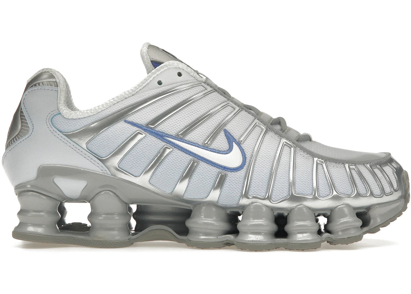 Nike Shox TL-Metallic Platinum Blue Tint (Women's)