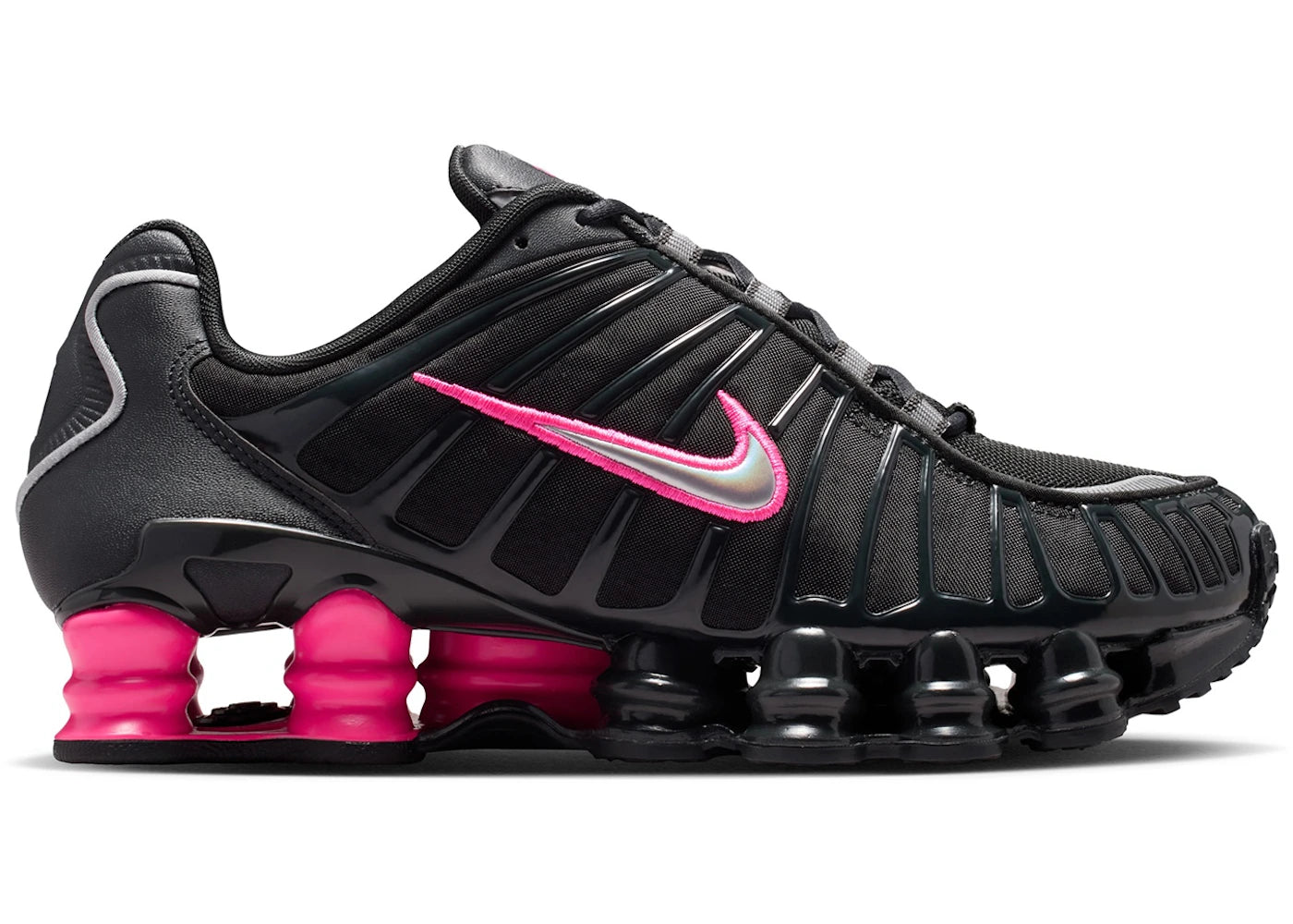 Nike Shox TL Off Noir Hyper Pink Silver - main view