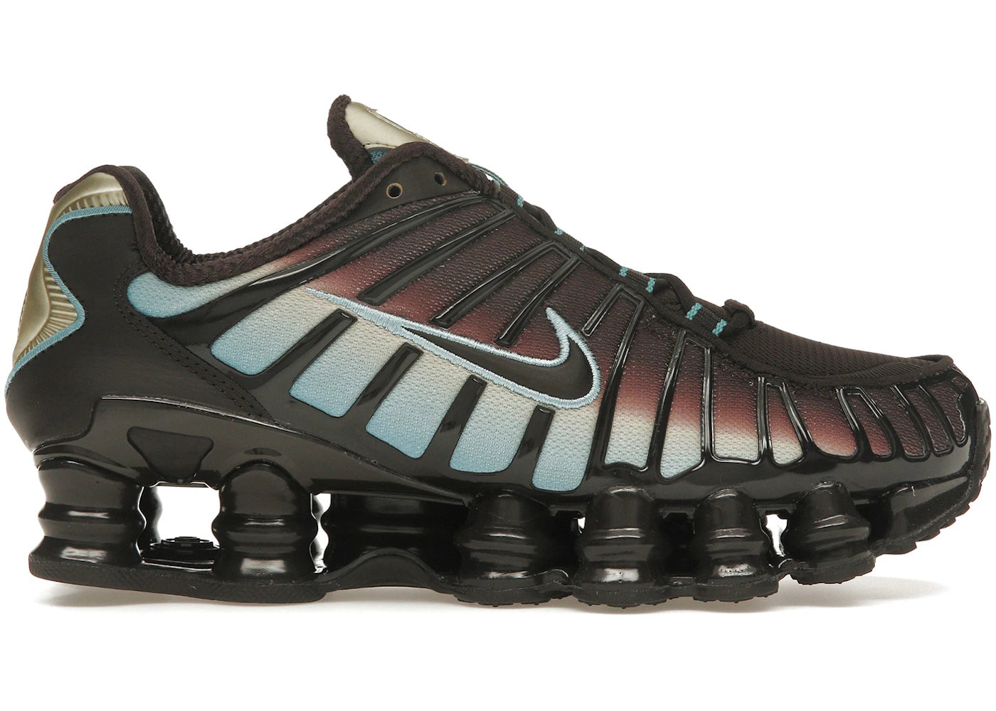 Nike Shox TL-Velvet Brown Denim Turquoise (Women's)