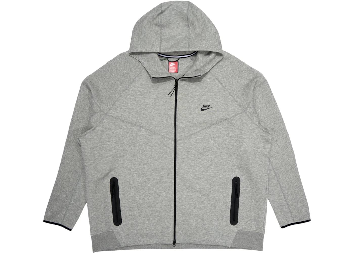 Nike Sportswear Tech Fleece Windrunner Full-Zip Hoodie-Dark Grey Heather/Black