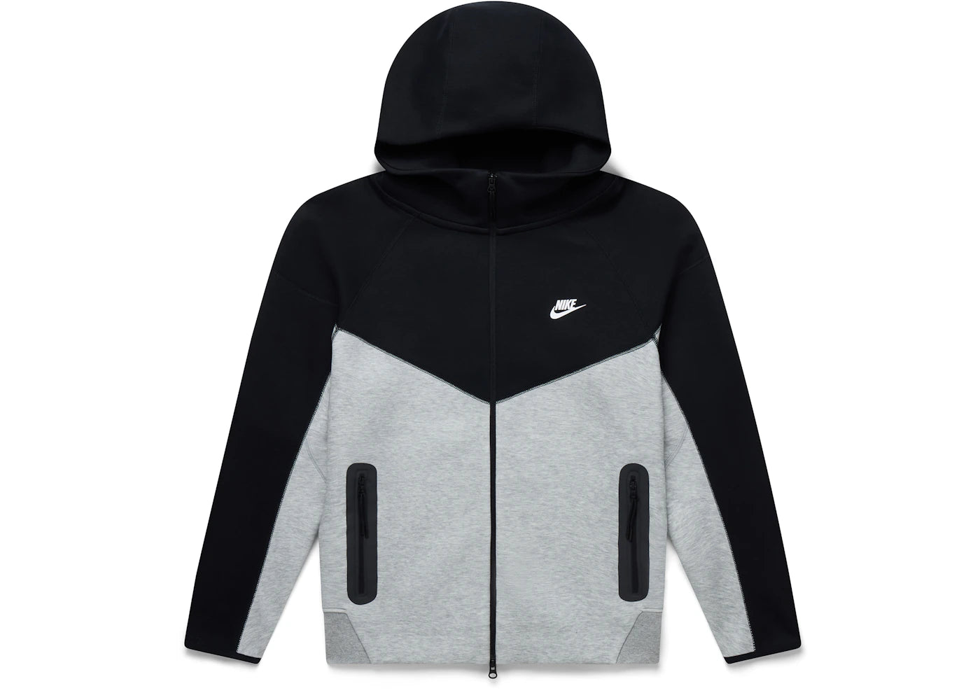 Nike Sportswear Tech Fleece Windrunner Full-Zip Hoodie Dark Grey Heather/Black/White