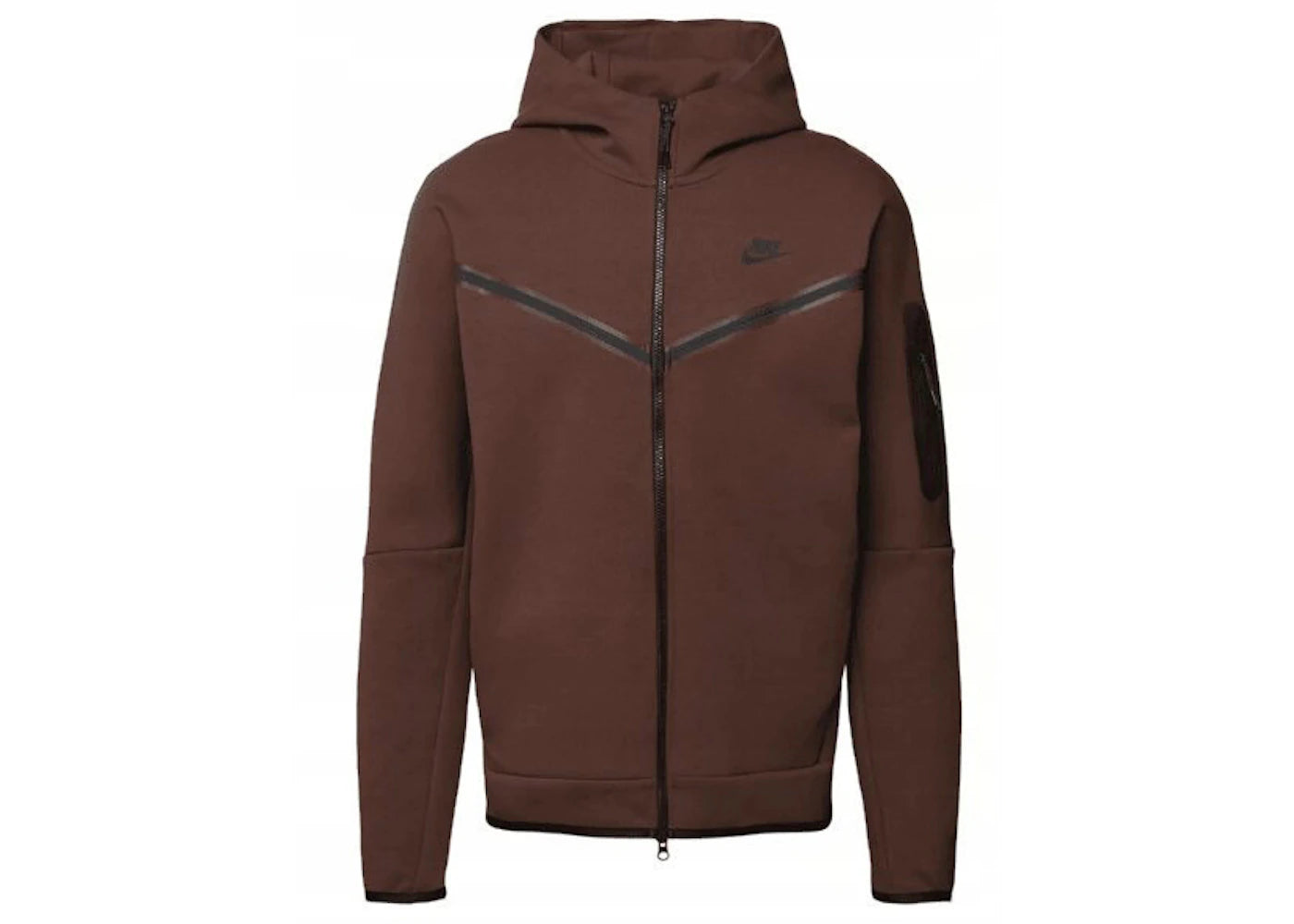 Nike Sportswear Tech Fleece Full-Zip Hoodie-Baroque Brown