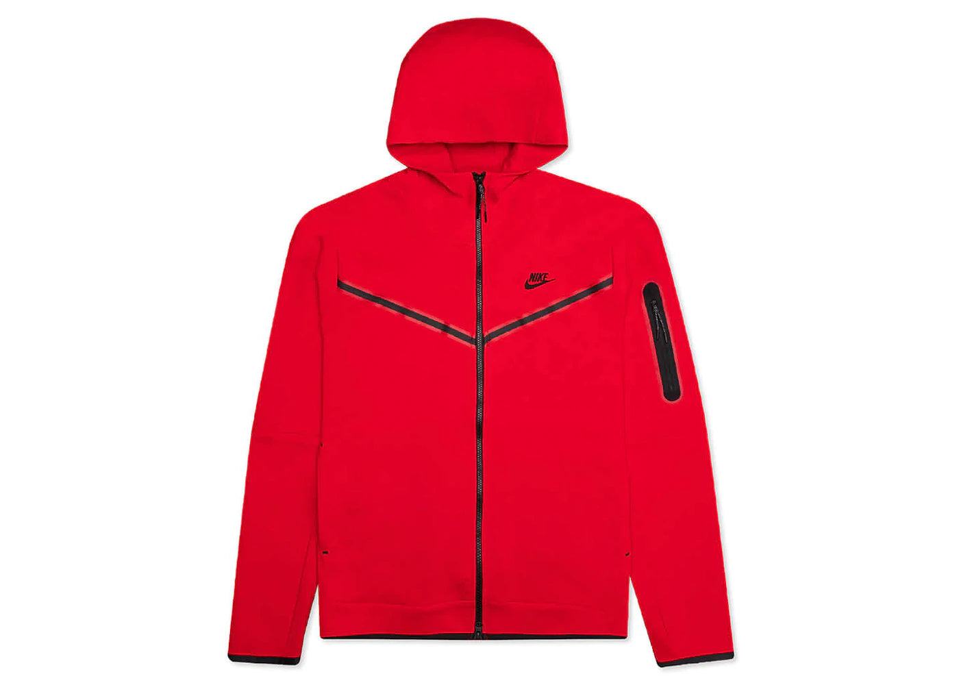 Nike Sportswear Tech Fleece Full-Zip Hoodie-University Red