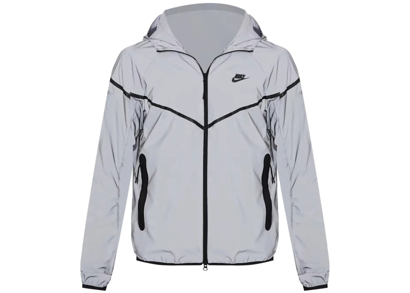 Veste Nike Tech Woven Flash - Argent réfléchissant/Noir