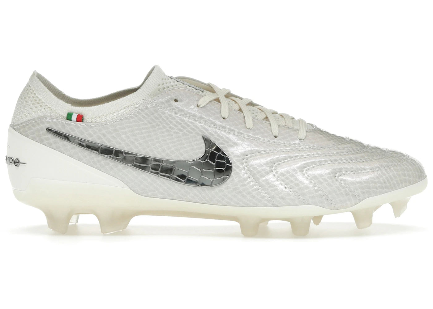 Nike Tiempo Legend 10 Elite Luxe FG-Montebelluna Leather White Snakeskin