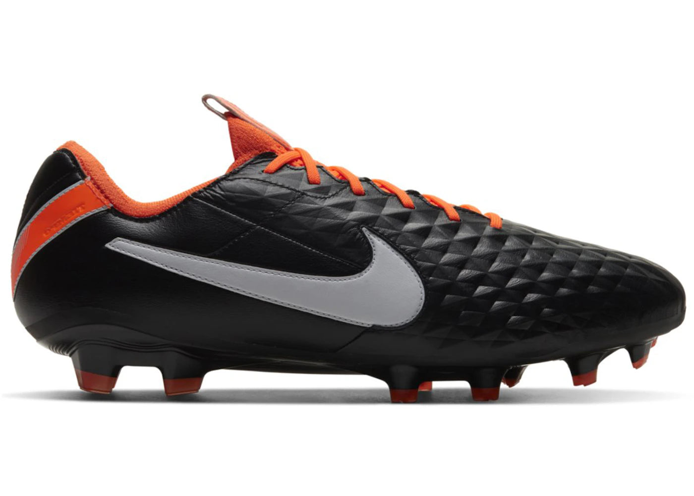 Nike Tiempo Legend 8 Elite FG-Black Total Orange