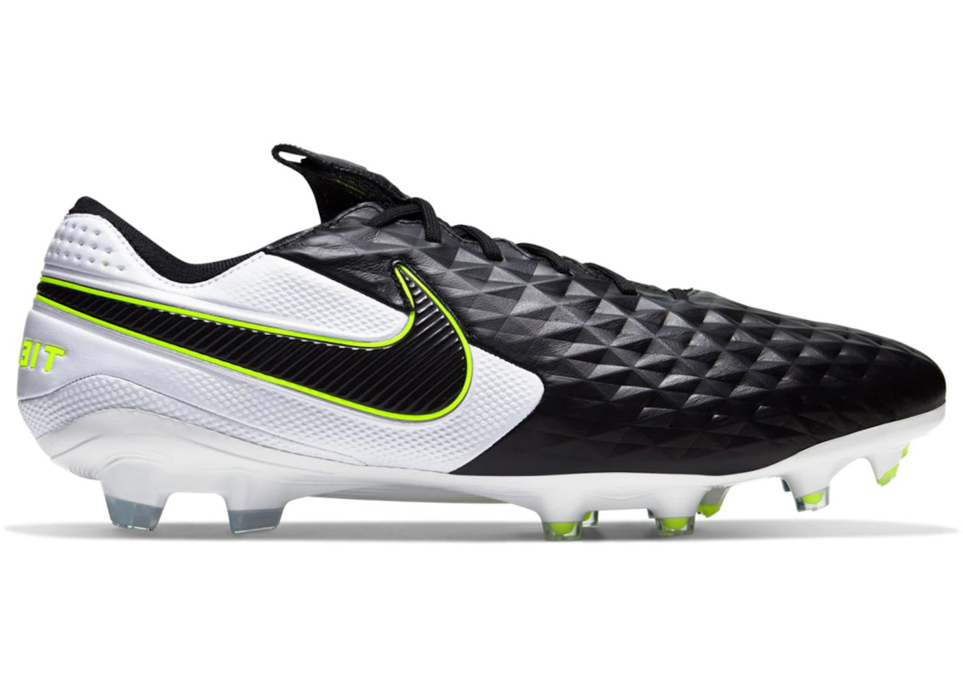 Nike Tiempo Legend 8 Elite FG-Noir Volt