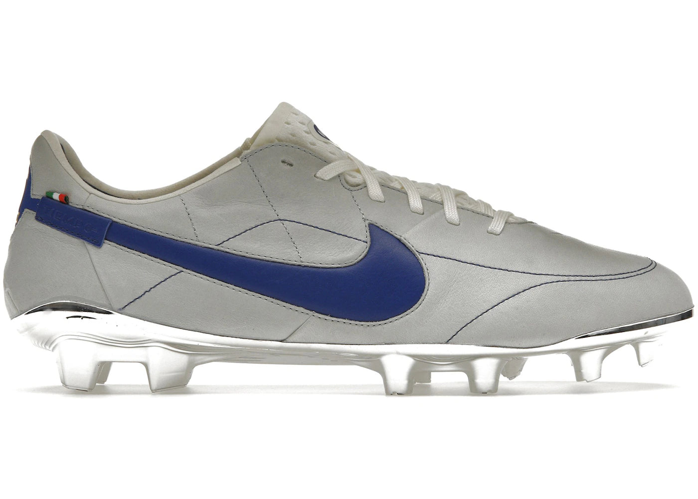 Nike Tiempo Legend 9 Elite MI FG-Montebelluna Leather White Game Royal