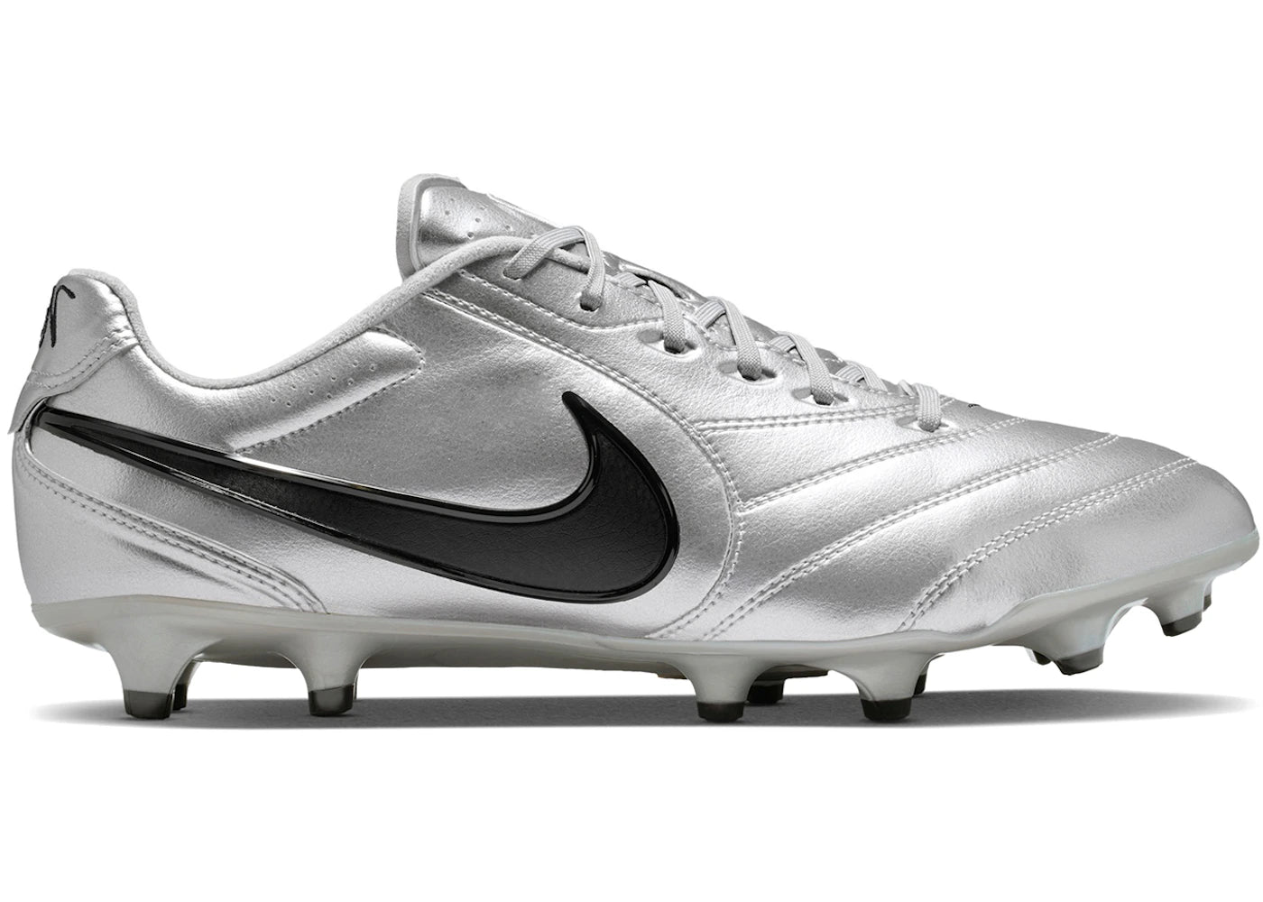 Nike Tiempo Ligera Pro FG Metallic Silver Black