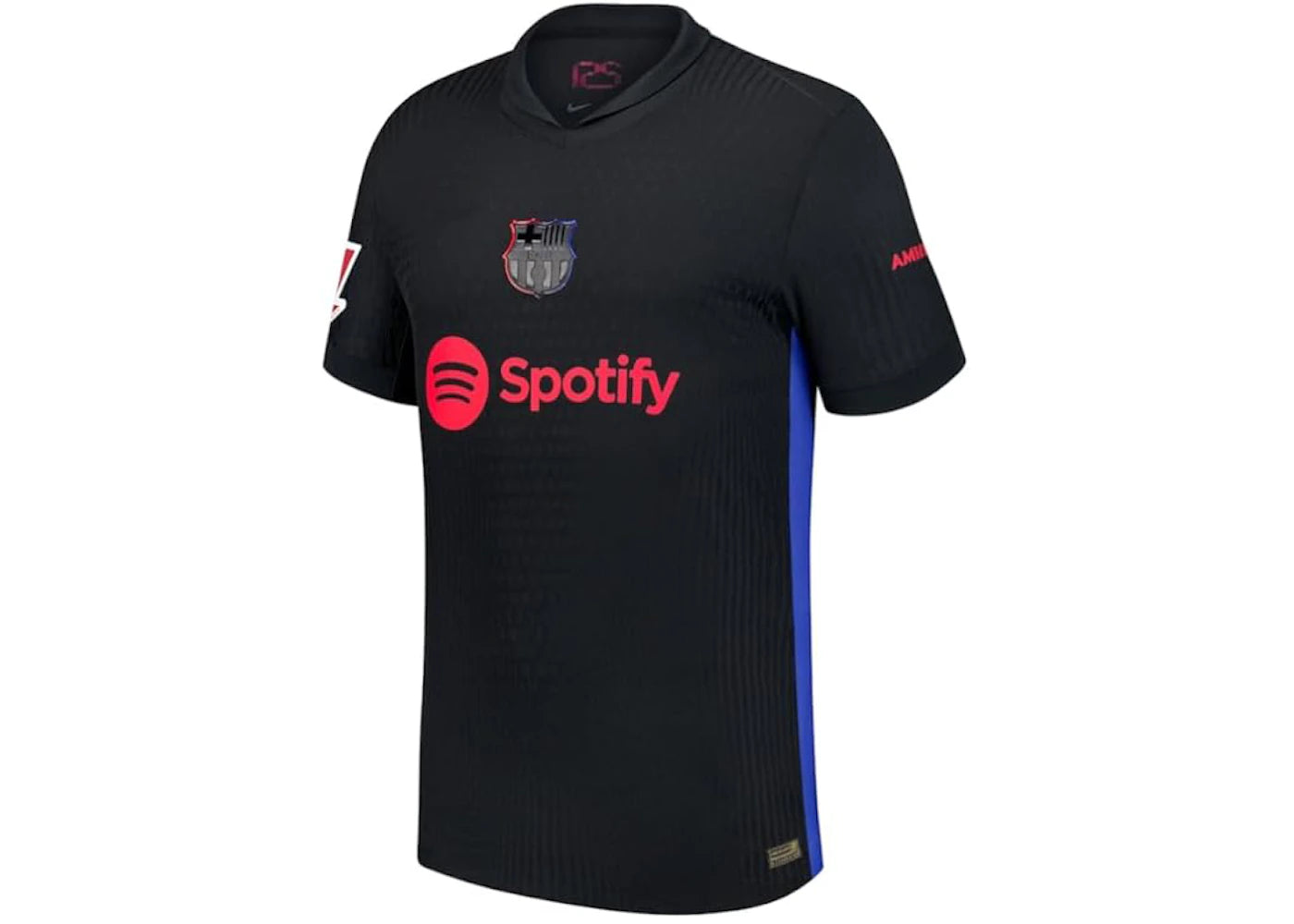 Nike UCL Away FC Barcelona Player Edition 2024/25 Jersey-Black/University Red/Hyper Royal