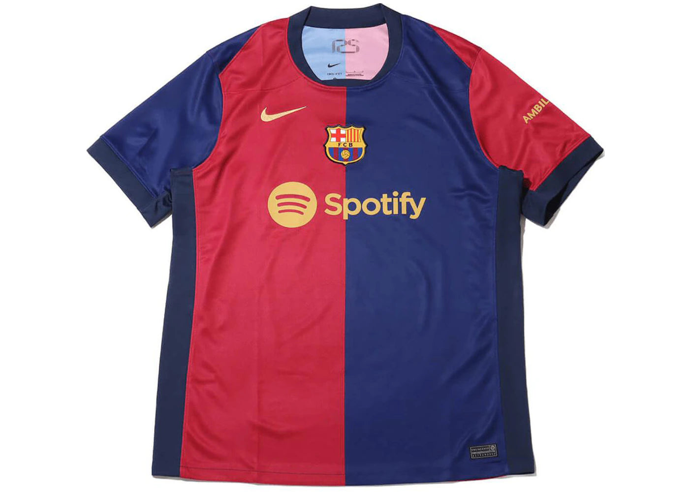 Nike Home FC Barcelona 24/25 Stadium Jersey-Deep Royal/Noble Red