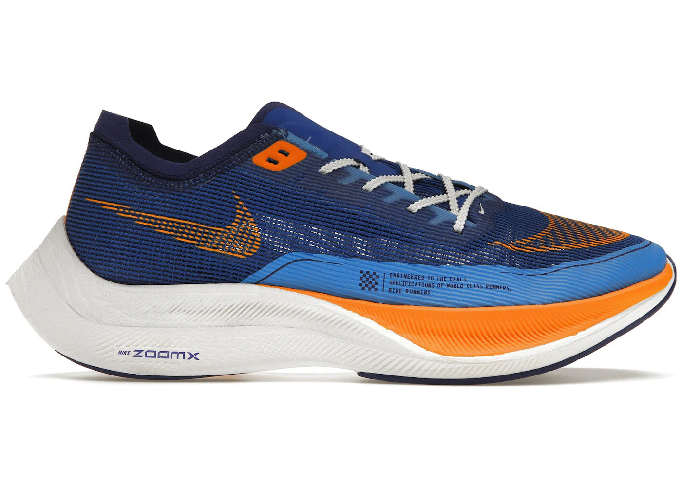 Nike ZoomX Vaporfly Next% 2-Game Royal Vivid Orange