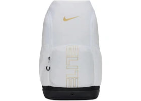 Nike Varsity Elite 32L Backpack White/Black/Metallic Gold - main view