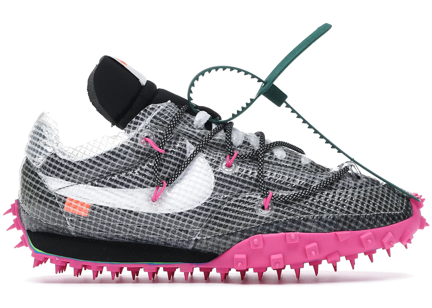 Nike Waffle Racer-Off-White Black (Women's)