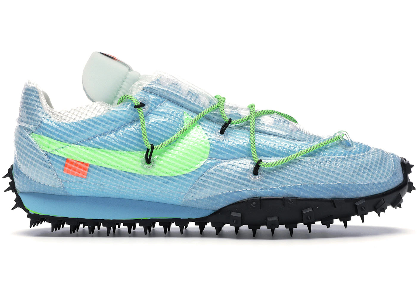 Nike Waffle Racer-Off-White Vivid Sky (Women's)