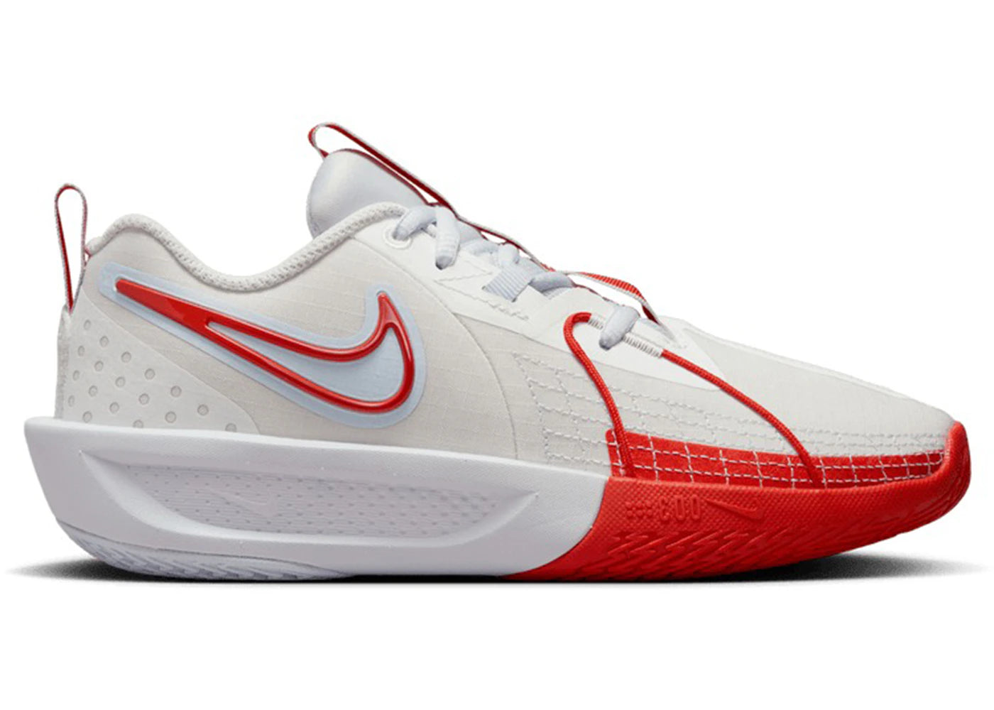 Nike Air Zoom GT Cut 3-White Picante Red (GS)