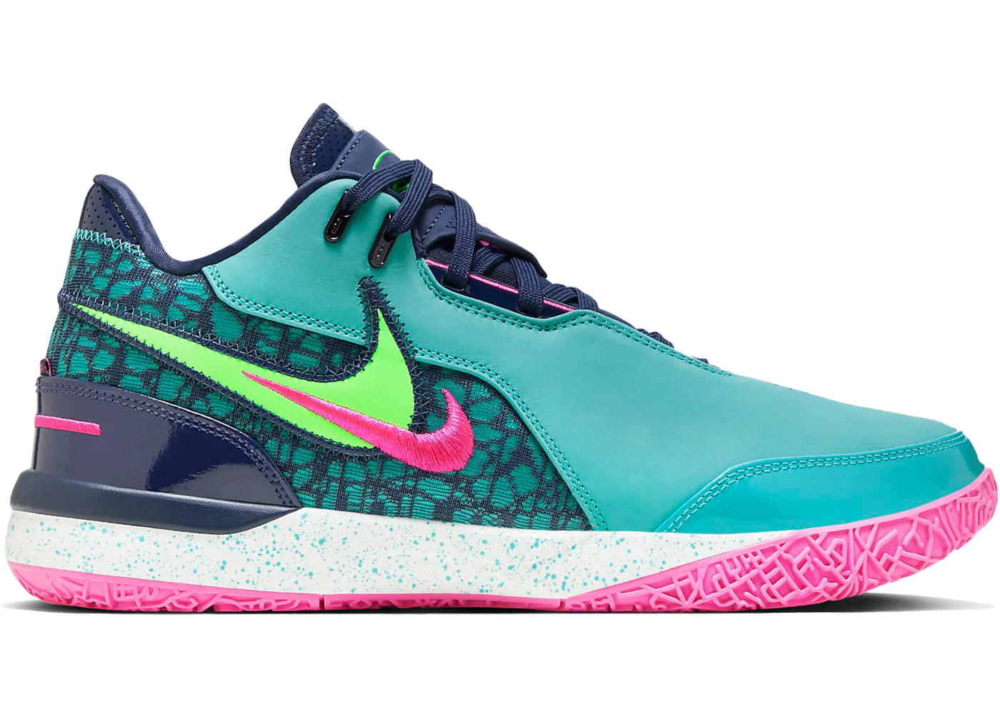 Nike Zoom LeBron NXXT Gen AMPD EP-South Beach (Solid Outsole)