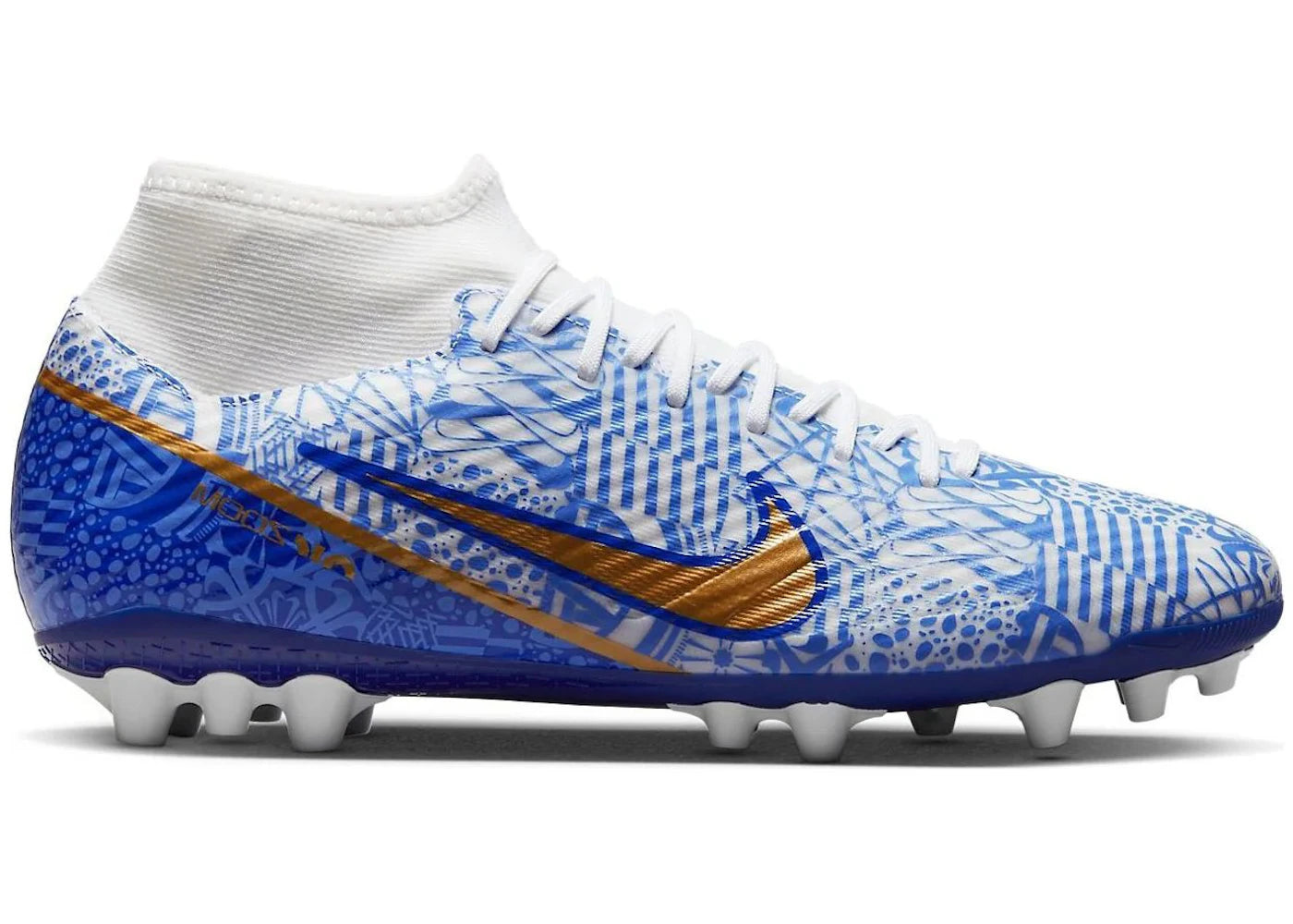 Nike Zoom Mercurial Superfly 9 Academy CR7 AG-Azulejo