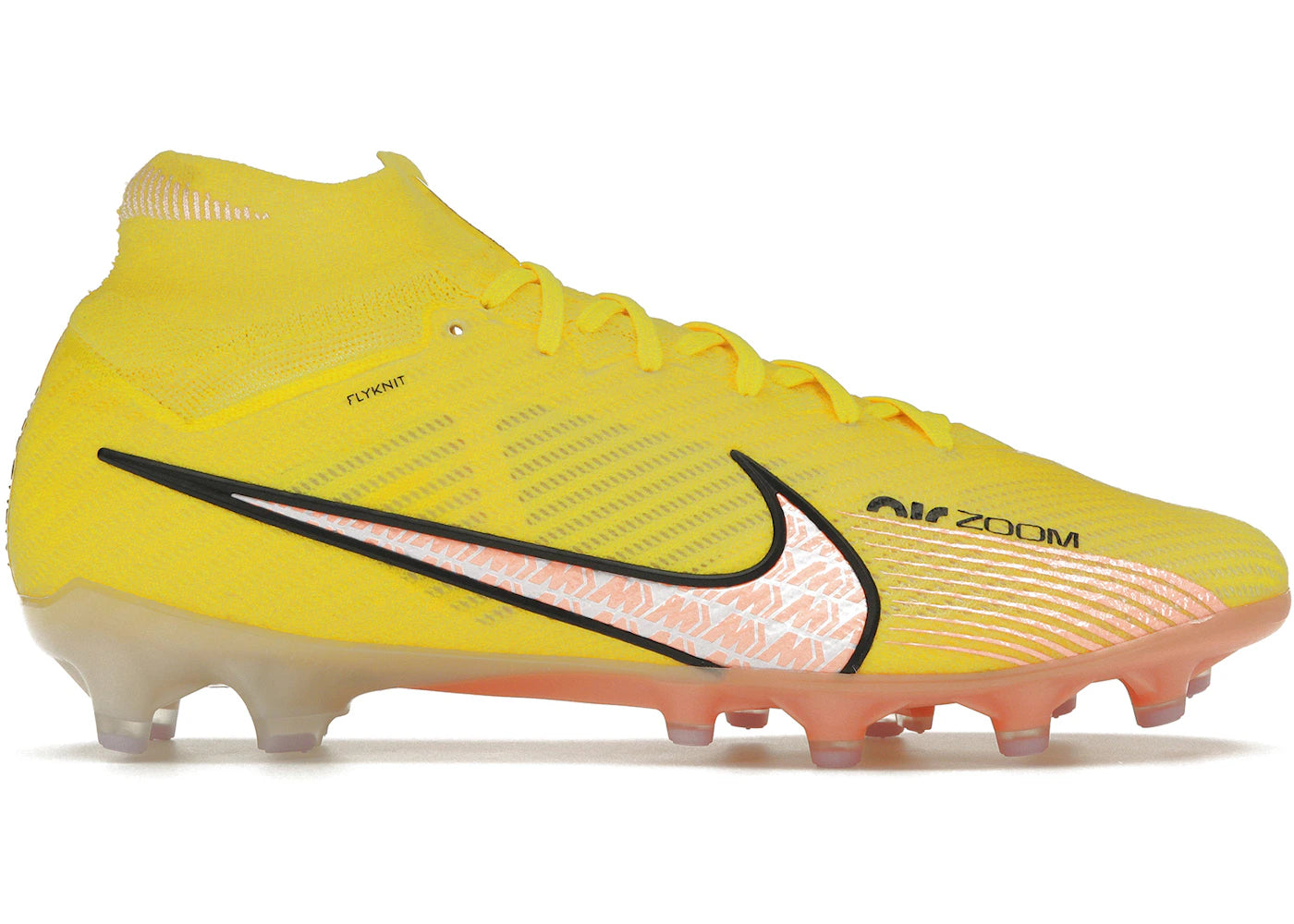 Nike Zoom Mercurial Superfly 9 Elite AG-Pro-Yellow Strike Sunset Glow