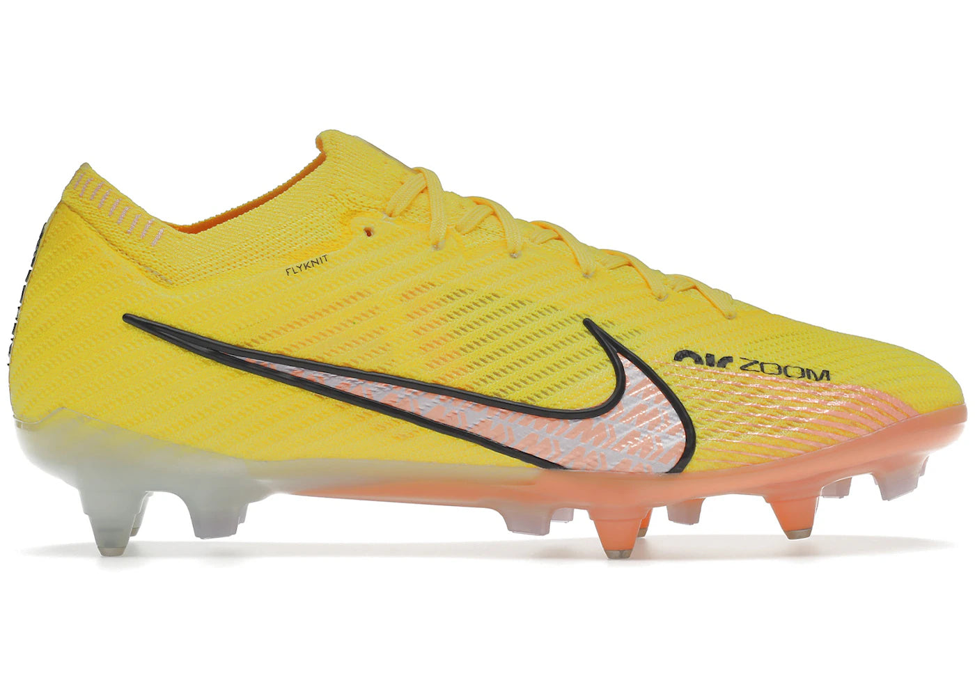 Nike Zoom Mercurial Vapor 15 Elite SG-Pro-Anti-Clog Traction Jaune Éclat Coucher de Soleil
