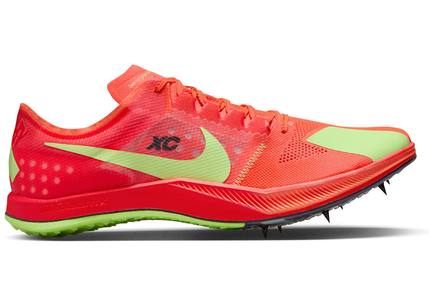 Nike ZoomX Dragonfly XC Hyper Orange Bright Crimson Mint Foam Lime Blast