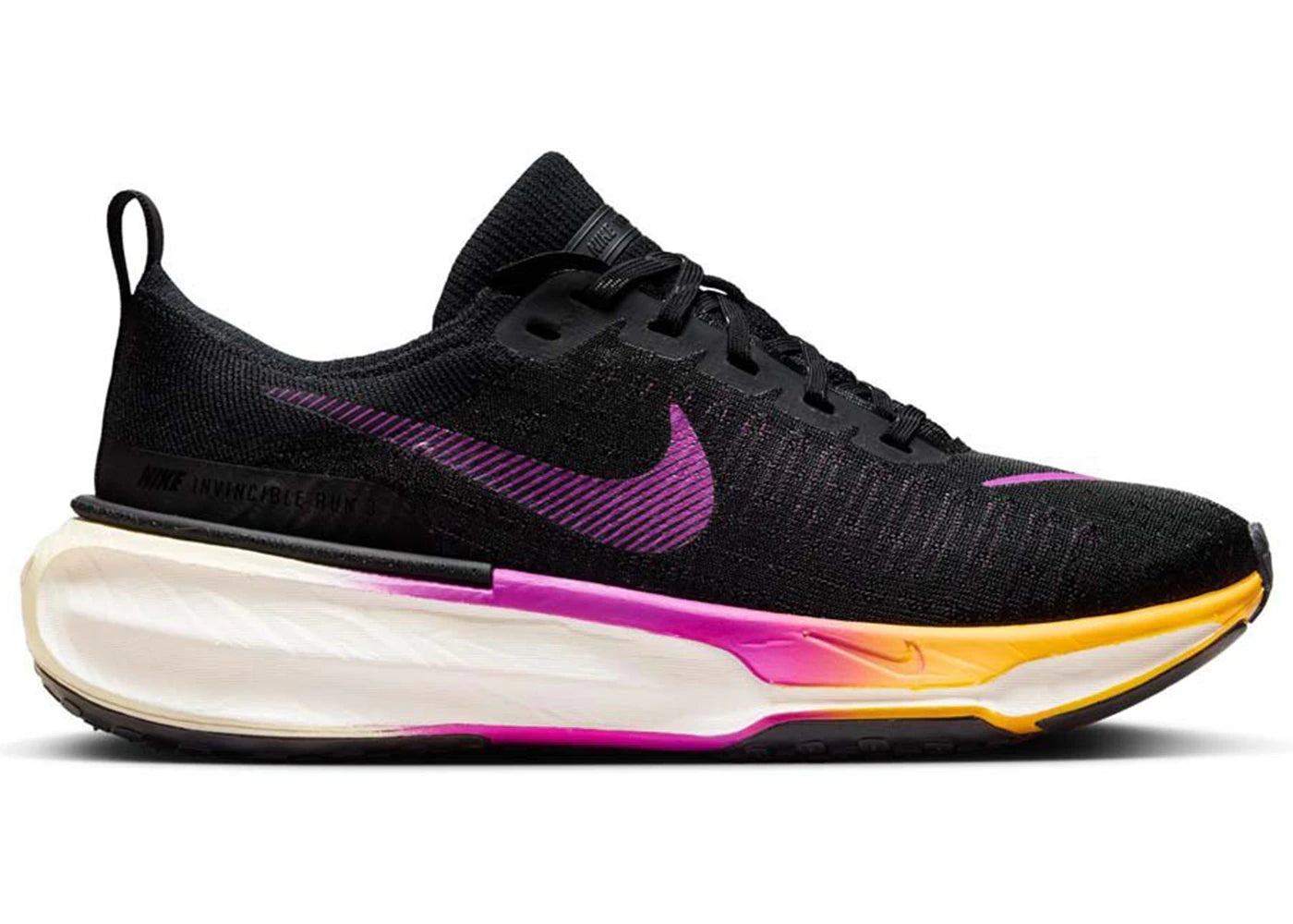 Nike ZoomX Invincible Run 3 Black Hyper Violet Laser Orange