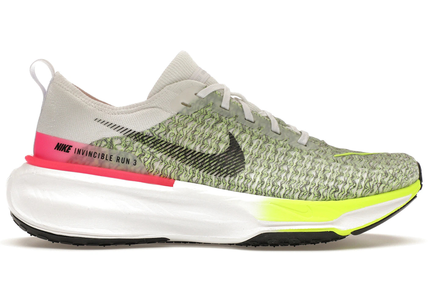 Nike ZoomX Invincible Run 3-White Volt Hyper Pink