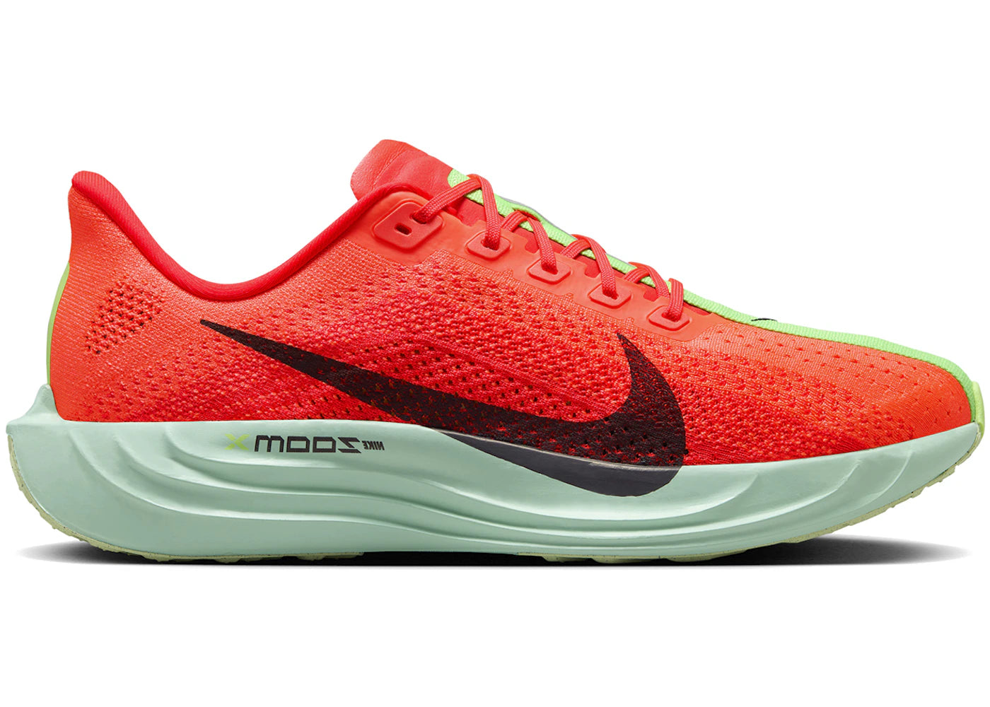 Nike ZoomX Pegasus Plus-Bright Crimson Lime Blast Mint Foam Cave Purple