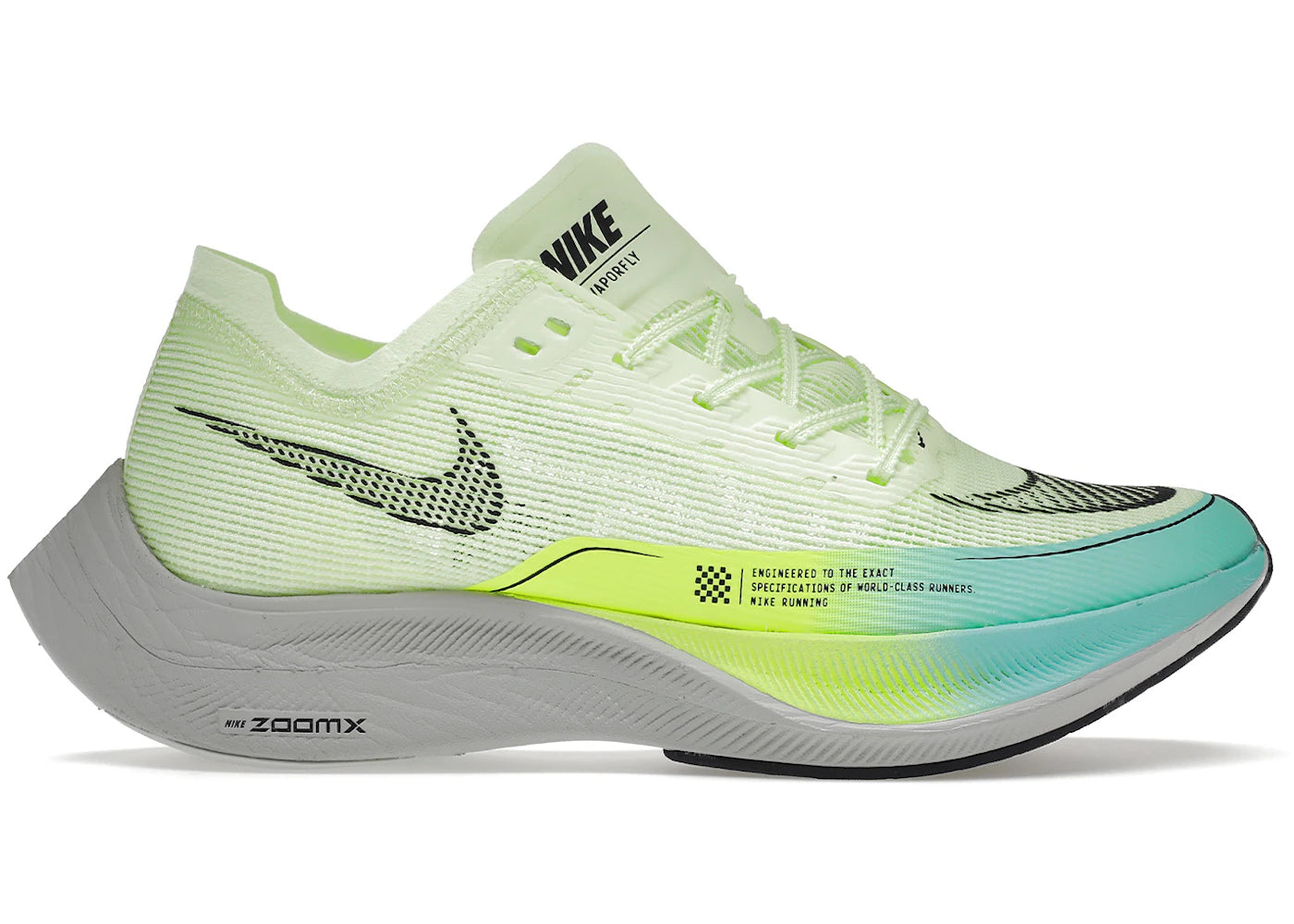 Nike ZoomX Vaporfly Next% 2-Barely Volt Turquoise (Women's)