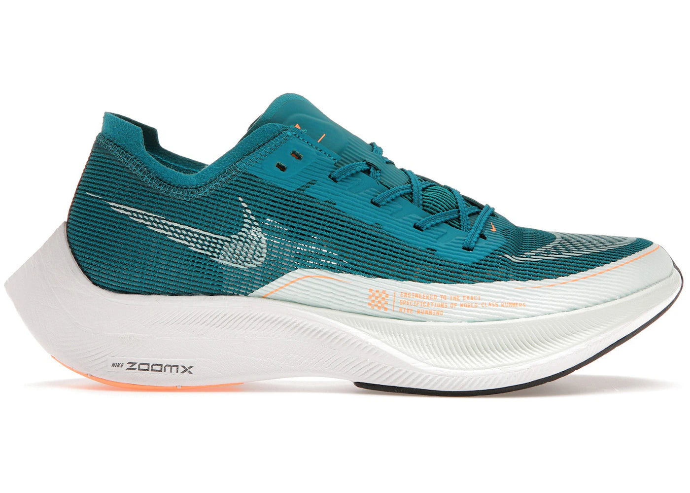 Nike ZoomX Vaporfly Next% 2-Bright Spruce Peach Cream