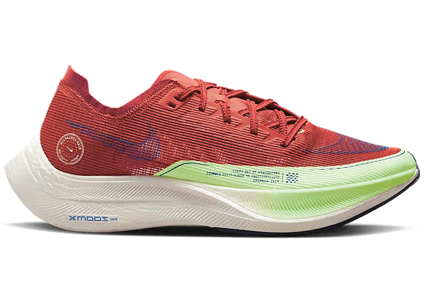 Nike ZoomX Vaporfly Next% 2-Red Clay Ghost Green