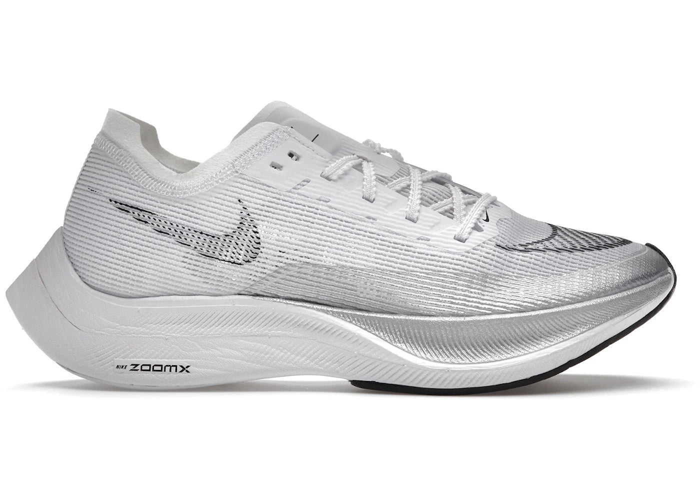 Nike ZoomX Vaporfly Next% 2-White Metallic Silver (Women's)