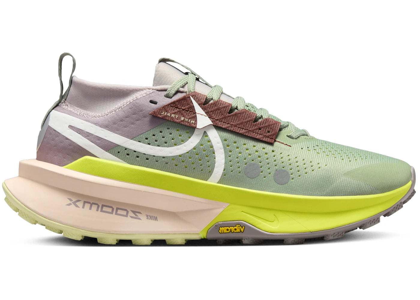 Nike ZoomX Zegama 2 Jade Horizon Cyber Crimson Tint Sail